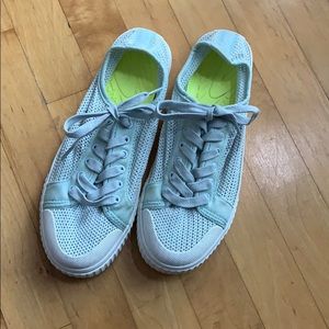 JCrew X Tretorn Mesh Light Blue Sneakers